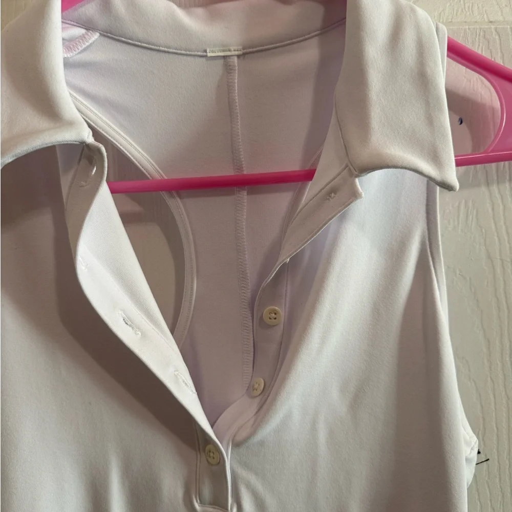 NWT ALO Yoga Charmed White Tennis Dress
